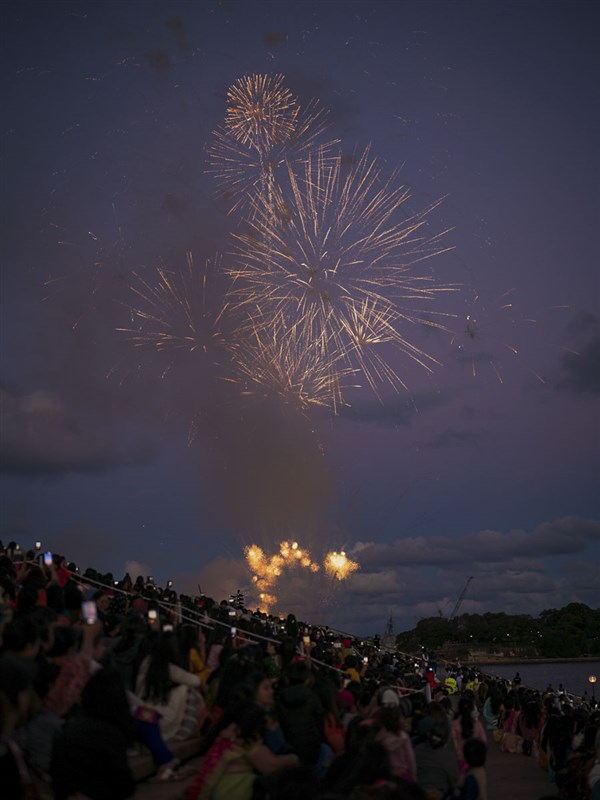 Fireworks after the assembly