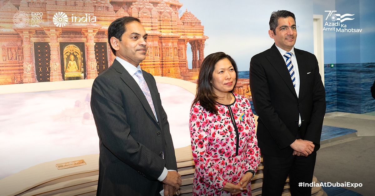 HE Sunjay Sudhir, Indian Ambassador to UAE and HE Mary Ng, Minister of International Trade, Canada