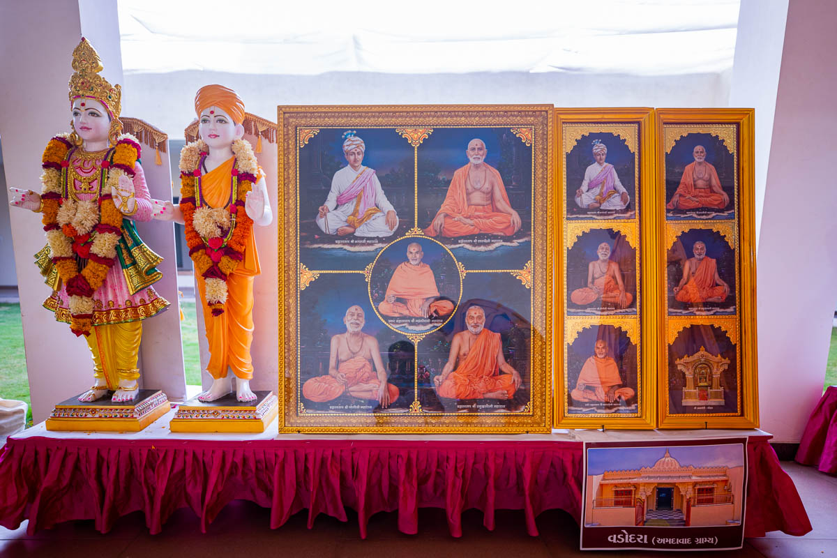 Murtis to be consecrated at BAPS Shri Swaminarayan Mandir, Vadodara (Ahmedabad), India