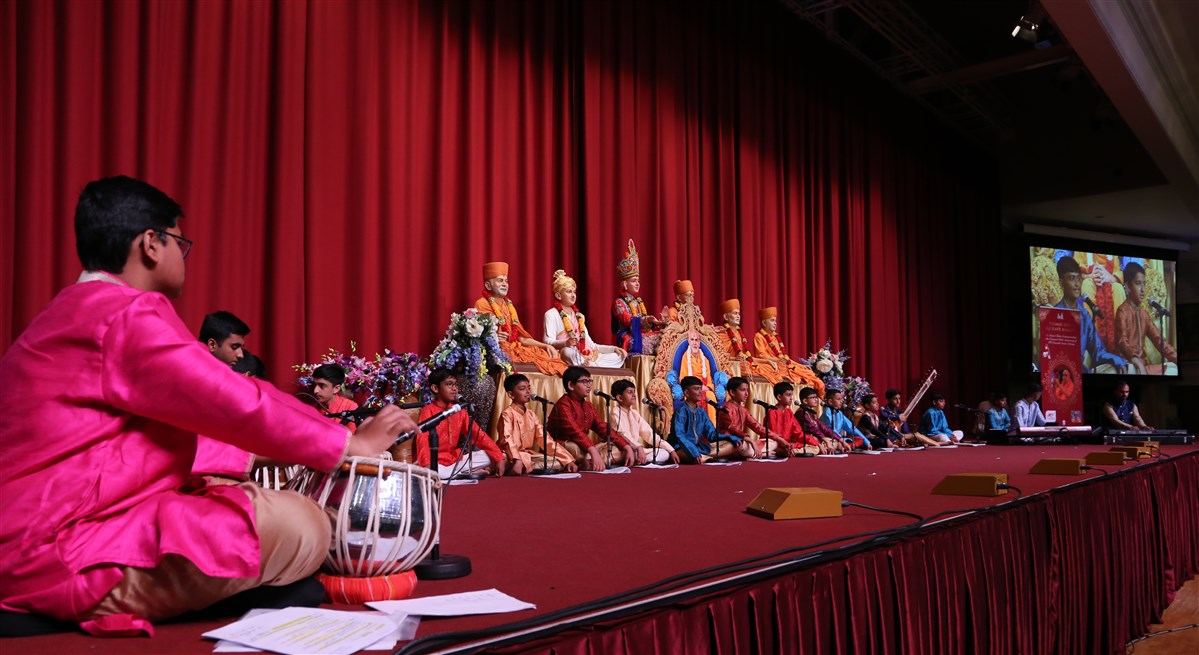 The musical tribute was one of 100 being performed around the UK and in Europe commemorating Pramukh Swami Maharaj’s centennial birth anniversary