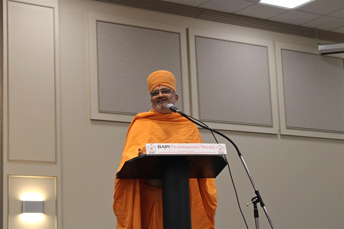 Pujya Bhadreshdas Swami shares the aims of the BAPS Swaminarayan Research Institute
