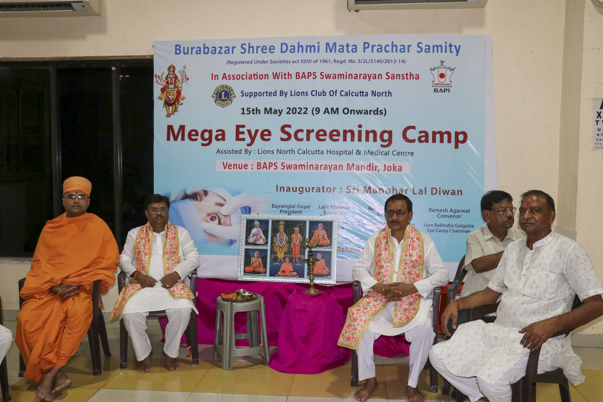 Eye Camp, BAPS Shri Swaminarayan Mandir, Kolkata