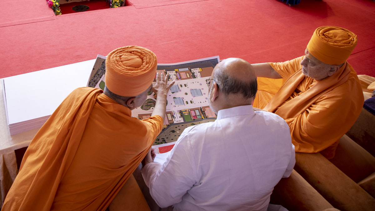 Shri Amitbhai Shah observes Shatabdi  Mahotsav ground plans