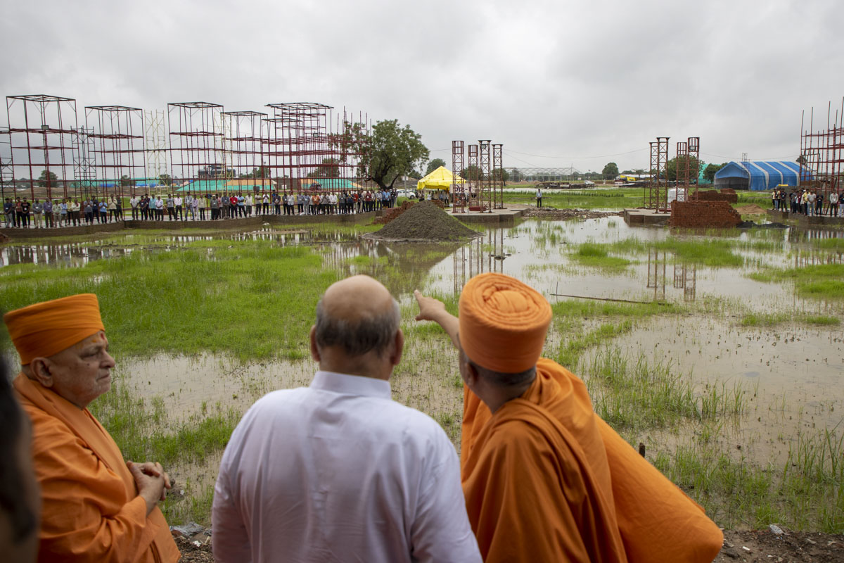 Shri Amitbhai Shah observes the Shatabdi Mahotsav ground