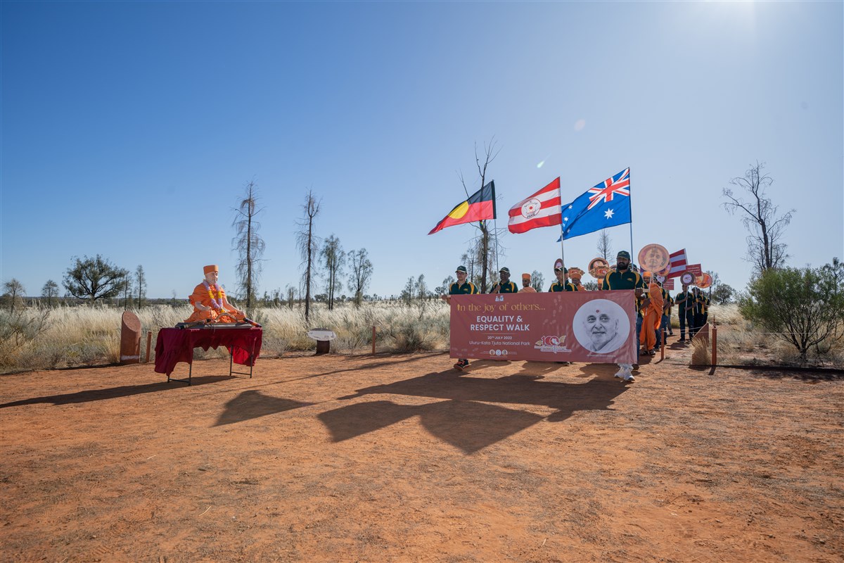 Equality and Respect Walk at Uluru