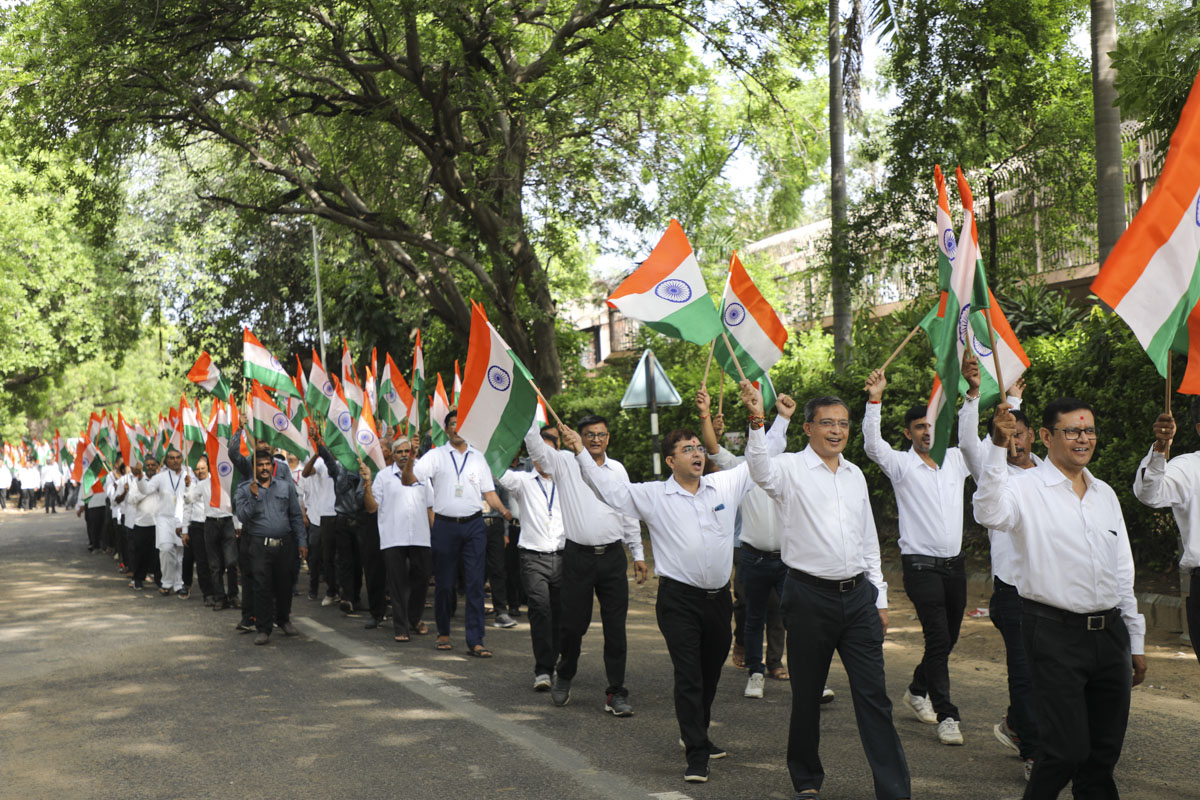 Swaminarayan Akshardham Celebrates India's Azadi ka Amrit Mahotsav, Gandhinagar
