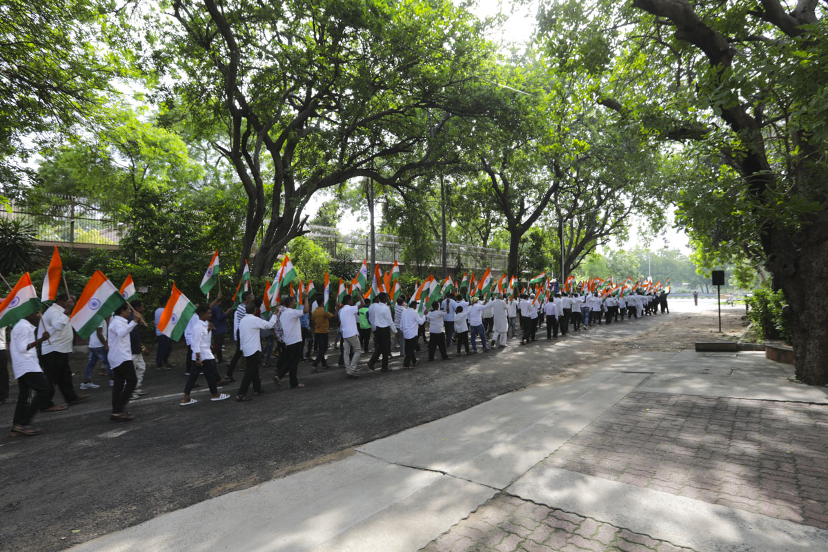 Swaminarayan Akshardham Celebrates India's Azadi ka Amrit Mahotsav, Gandhinagar