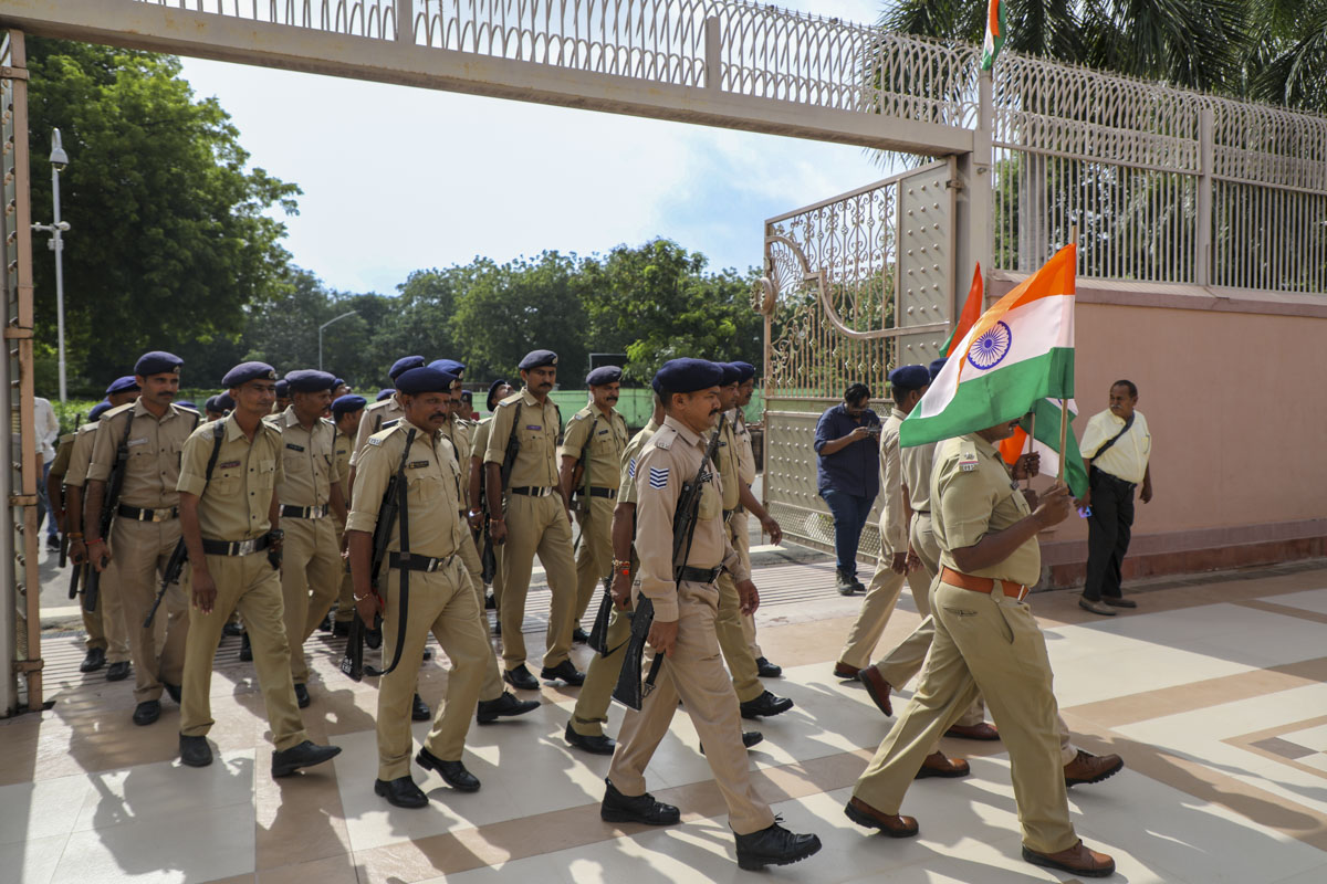 Swaminarayan Akshardham Celebrates India's Azadi ka Amrit Mahotsav, Gandhinagar