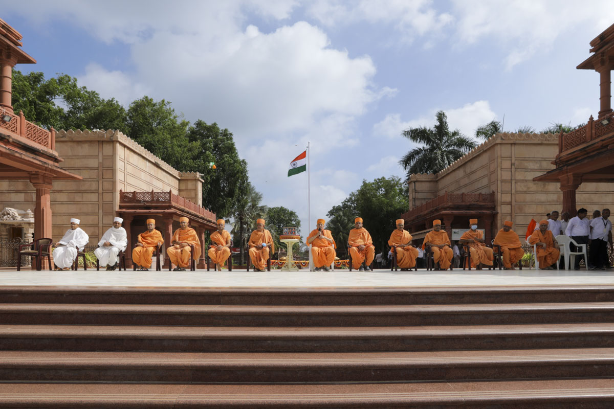 Swaminarayan Akshardham Celebrates India's Azadi ka Amrit Mahotsav, Gandhinagar