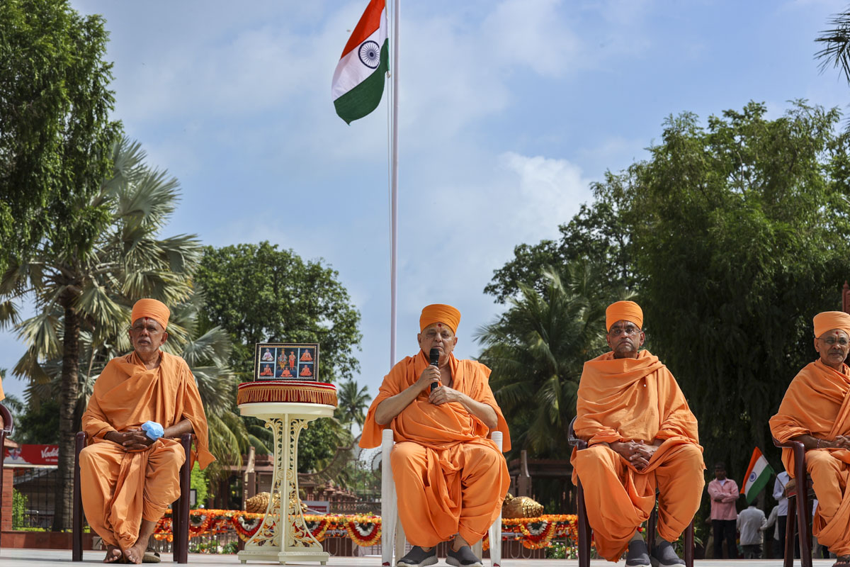 Swaminarayan Akshardham Celebrates India's Azadi ka Amrit Mahotsav, Gandhinagar