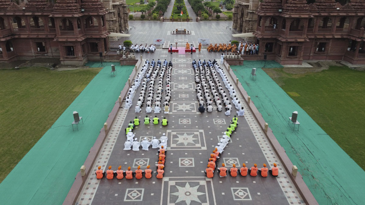 Swaminarayan Akshardham Celebrates India's Azadi ka Amrit Mahotsav