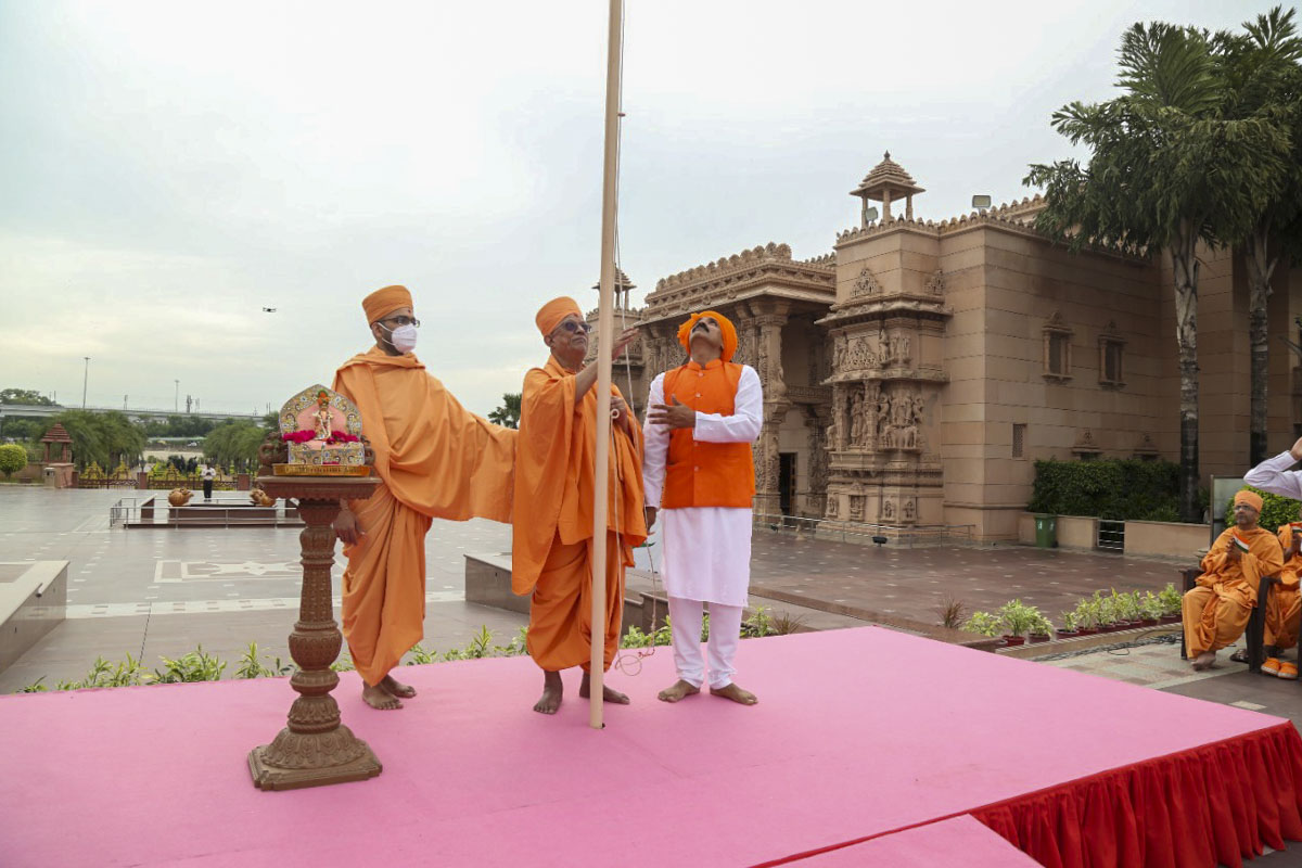 Swaminarayan Akshardham Celebrates India's Azadi ka Amrit Mahotsav