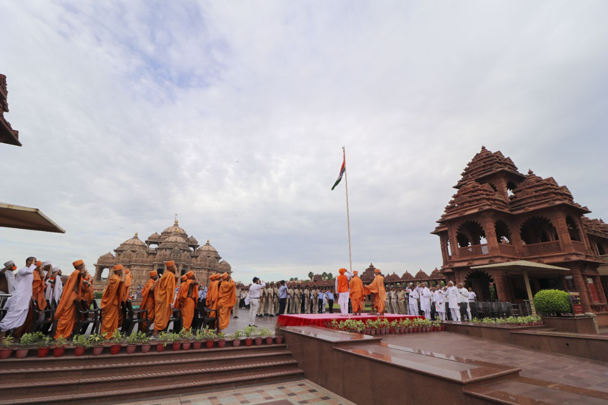 Swaminarayan Akshardham Celebrates India's Azadi ka Amrit Mahotsav