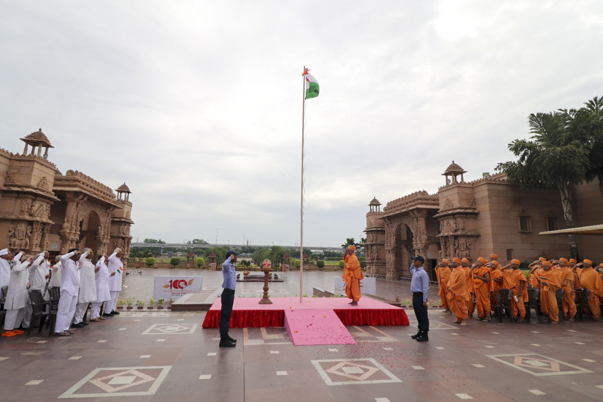 Swaminarayan Akshardham Celebrates India's Azadi ka Amrit Mahotsav