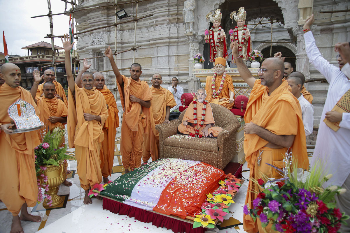 BAPS Celebrates India's Azadi ka Amrit Mahotsav, Sarangpur