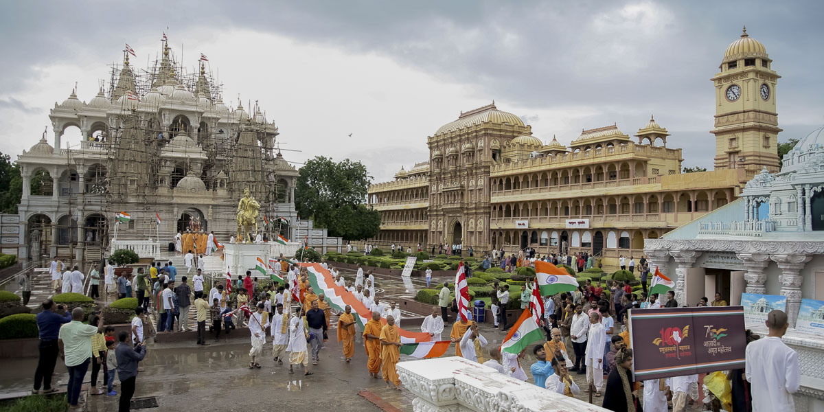 BAPS Celebrates India's Azadi ka Amrit Mahotsav, Sarangpur