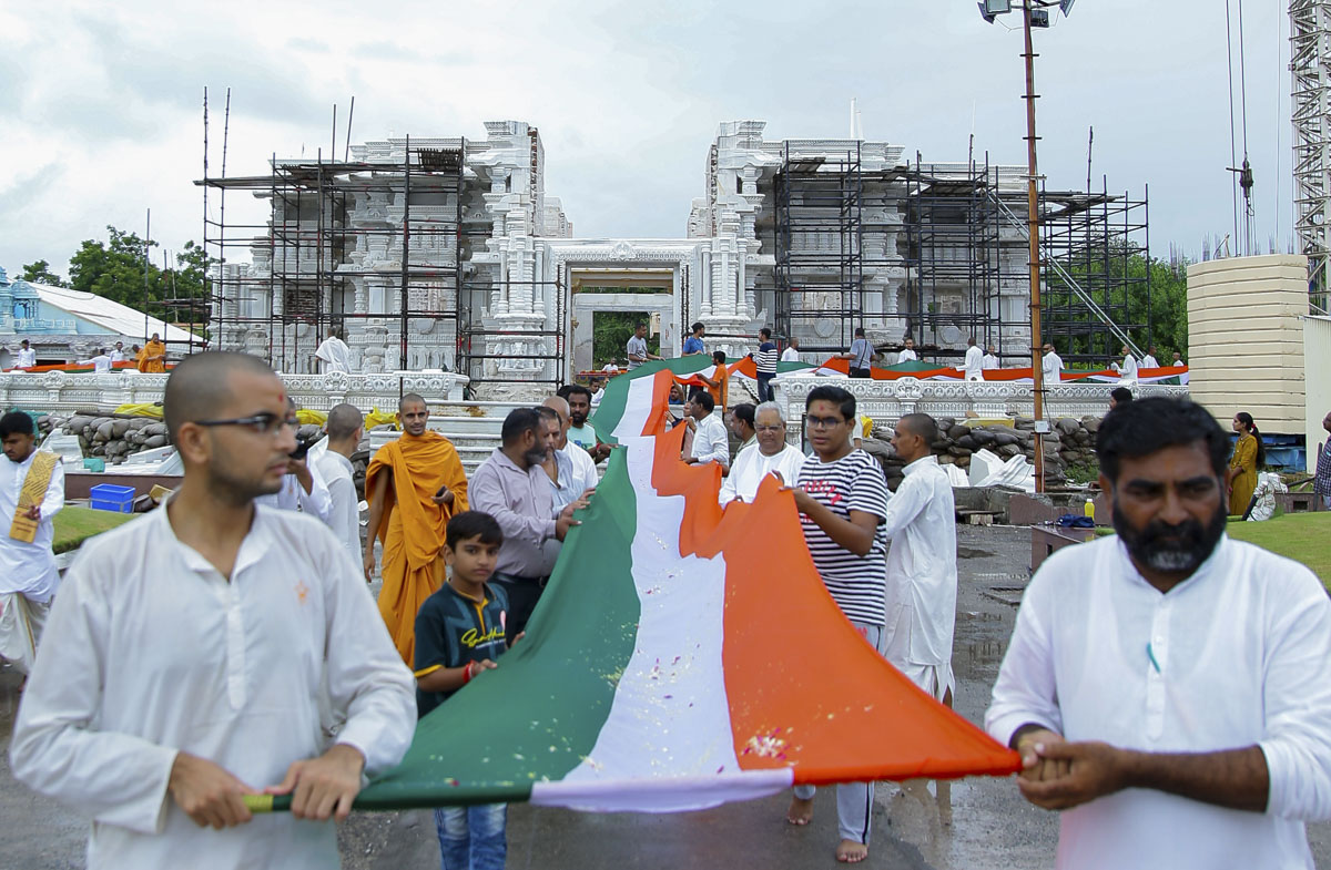 BAPS Celebrates India's Azadi ka Amrit Mahotsav, Sarangpur
