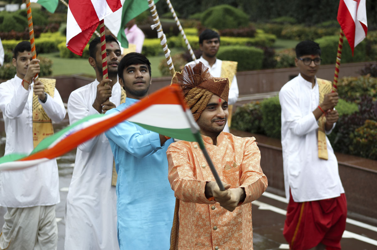 BAPS Celebrates India's Azadi ka Amrit Mahotsav, Sarangpur