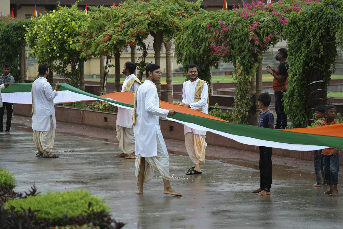 BAPS Celebrates India's Azadi ka Amrit Mahotsav, Sarangpur