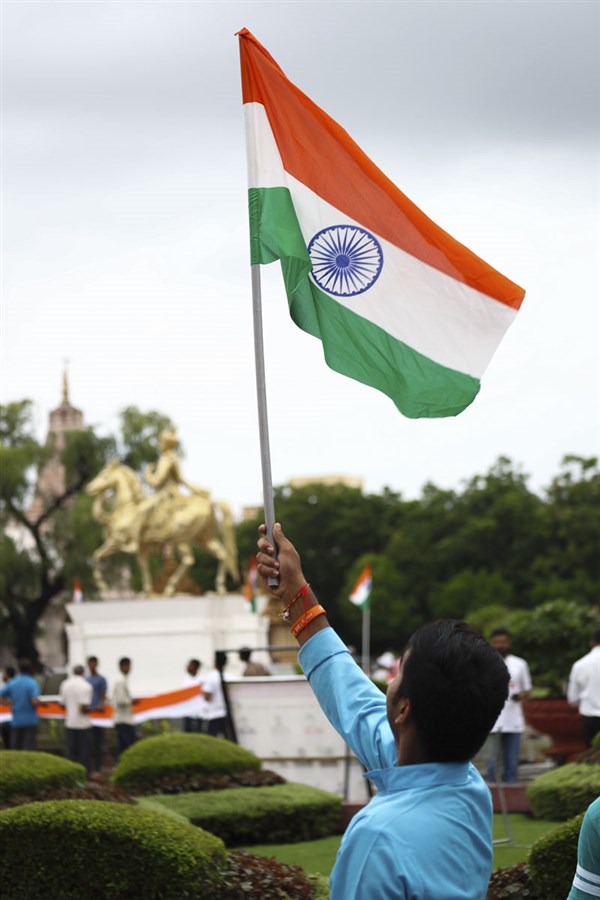 BAPS Celebrates India's Azadi ka Amrit Mahotsav, Sarangpur
