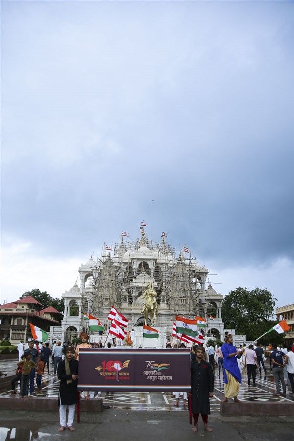 BAPS Celebrates India's Azadi ka Amrit Mahotsav, Sarangpur