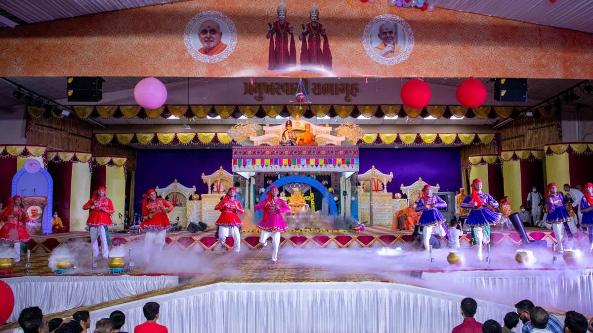 Children and youths perform Krishna Leela