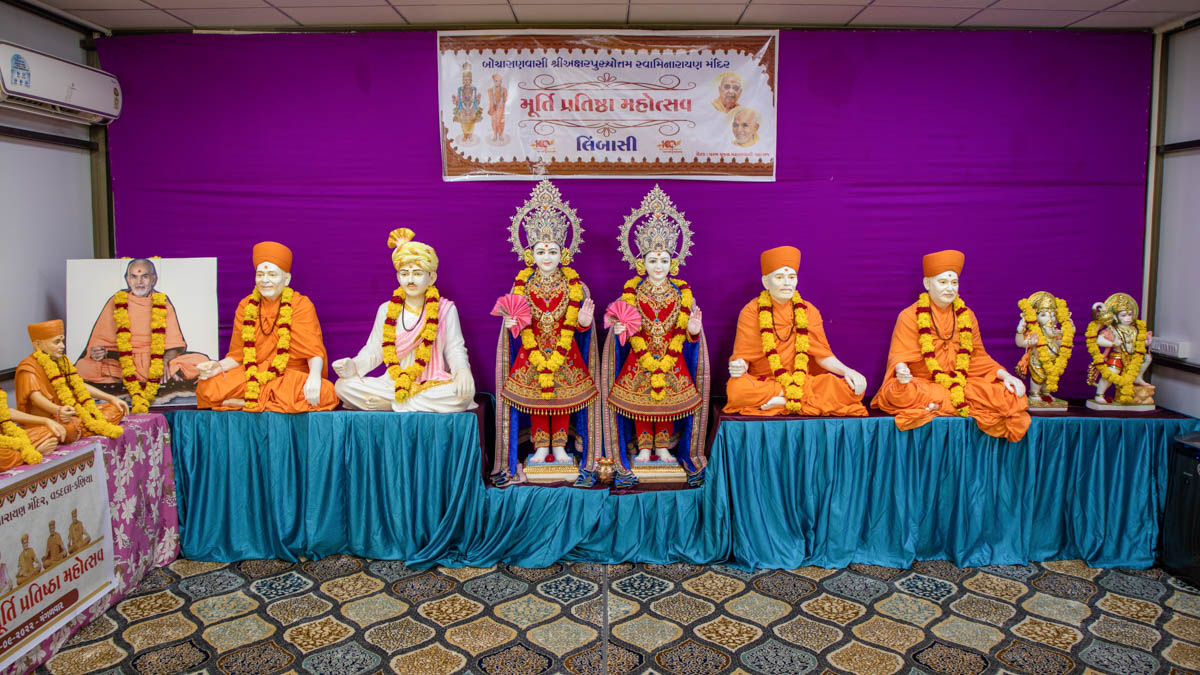Murtis to be consecrated at BAPS Shri Swaminarayan Mandir, Limbasi, India