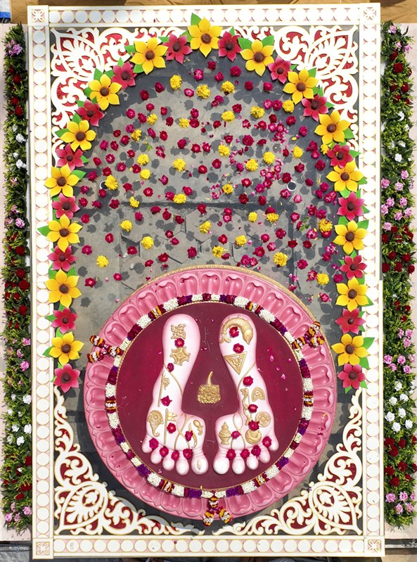 Pramukh Swami Maharaj Smruti Mandir Pratham Stambh Sthapan Vidhi, Sarangpur