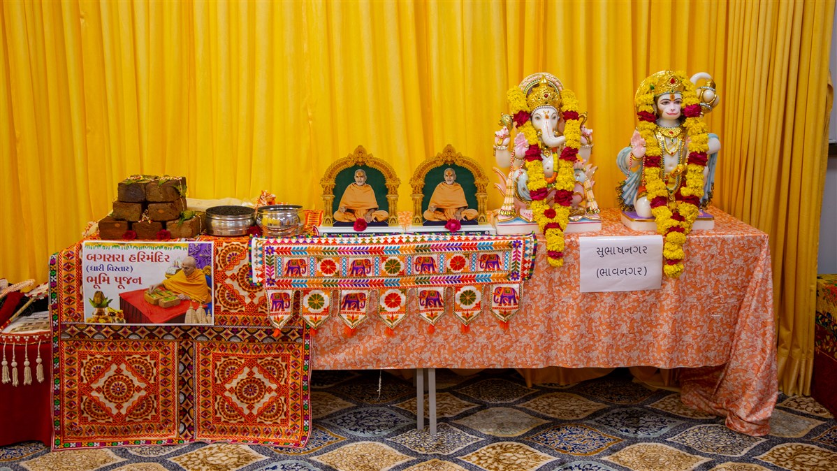 Murtis to be consecrated at BAPS Shri Swaminarayan Mandir, Subhashnagar (Bhavnagar), India