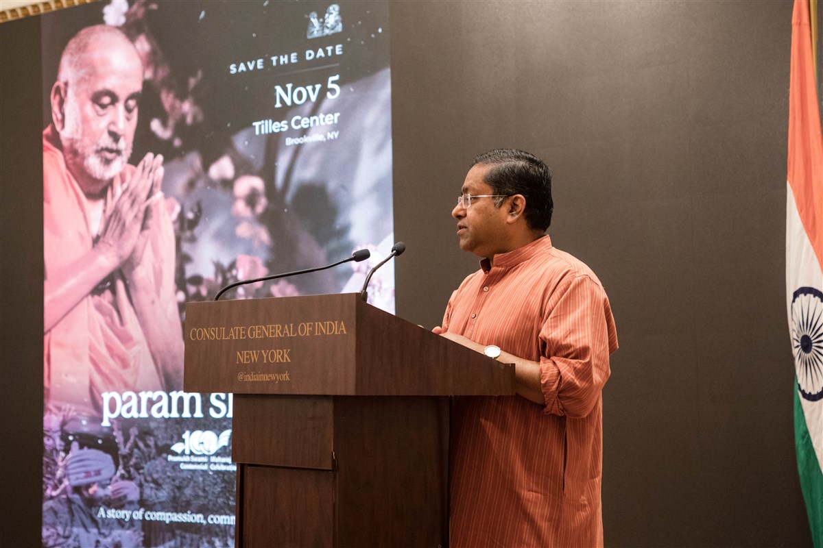 CGI (NY) Honors Pramukh Swami Maharaj