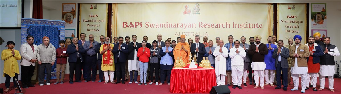 Inauguration of BAPS Swaminarayan Research Institute, Perth