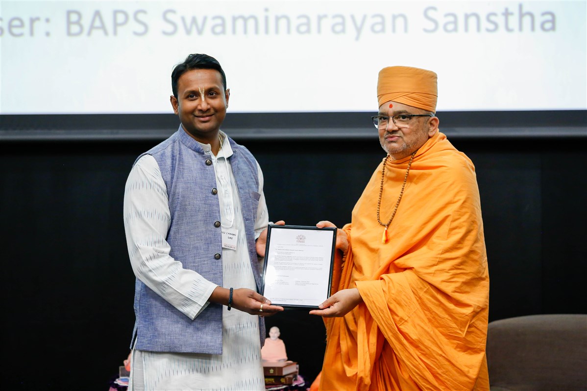 Inauguration of BAPS Swaminarayan Research Institute, Canberra