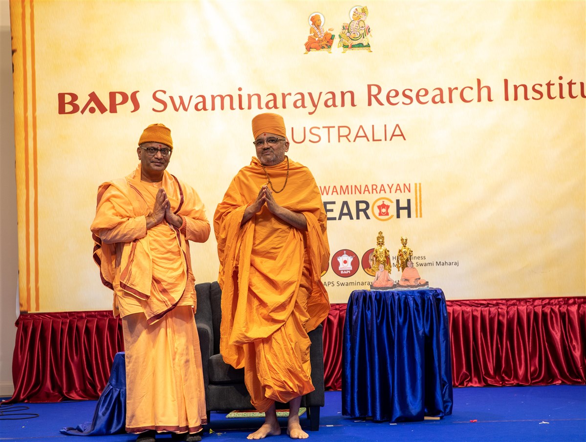 Inauguration of BAPS Swaminarayan Research Institute, Melbourne