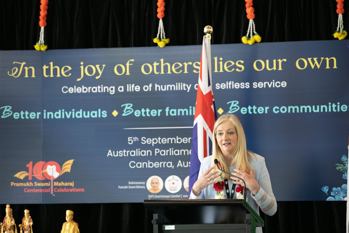 In the Joy of Others - Better Individuals, Better Families and Better Communities, Canberra