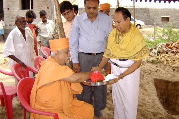 Stone Laying Ceremony of BAPS Tsunami Rehabilitation Project