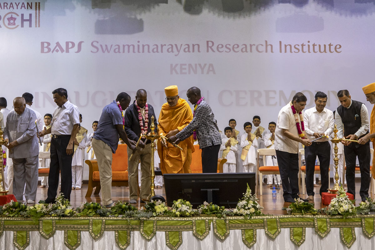 BAPS Swaminarayan Research Institute Inaugurated at BAPS Swaminarayan Mandir, Nairobi