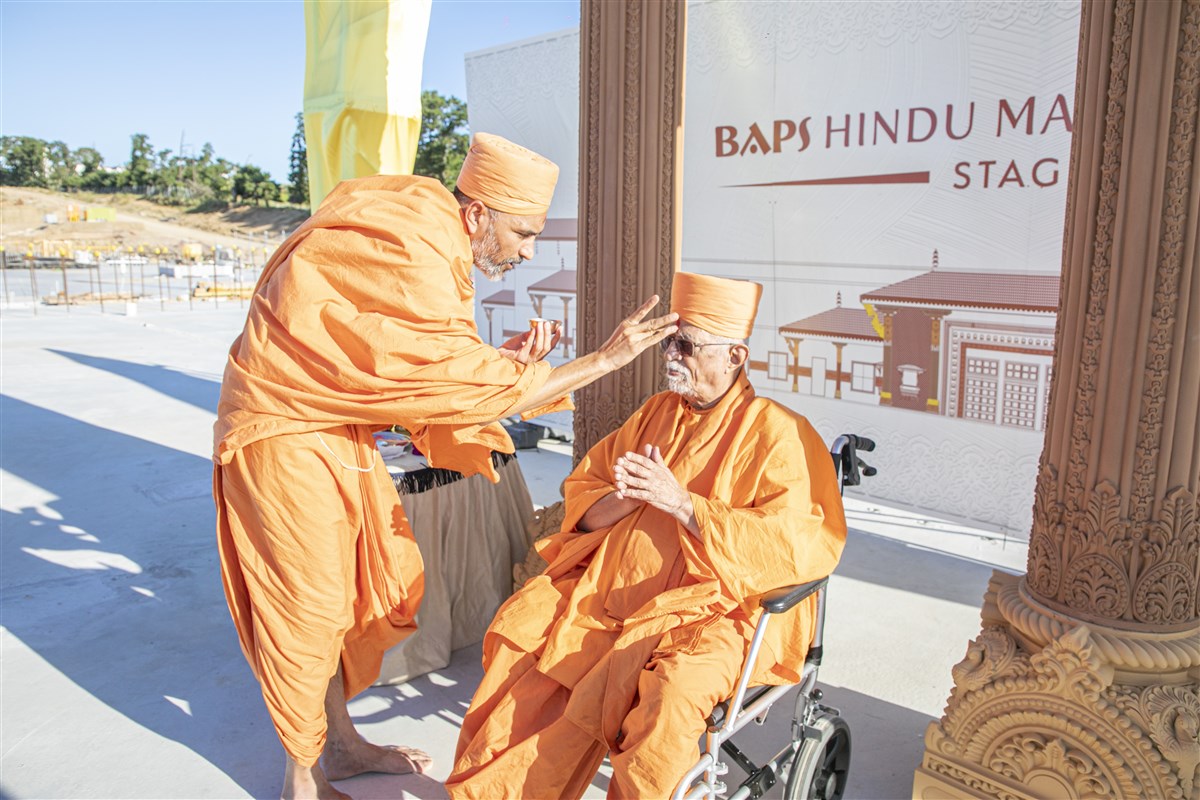 BAPS Hindu Mandir and Cultural Precinct Stambh Pujan, Sydney