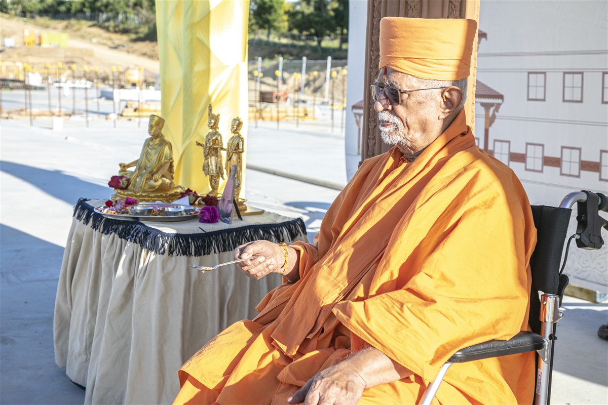 BAPS Hindu Mandir and Cultural Precinct Stambh Pujan, Sydney