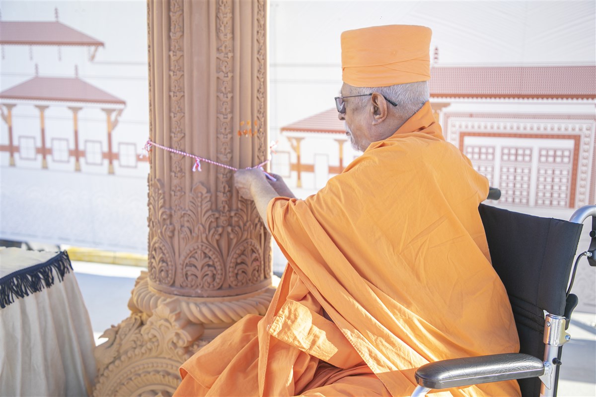 BAPS Hindu Mandir and Cultural Precinct Stambh Pujan, Sydney