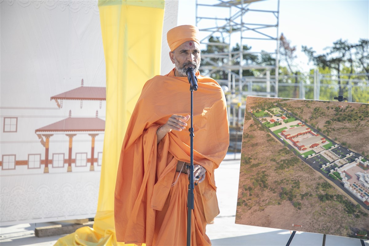 BAPS Hindu Mandir and Cultural Precinct Stambh Pujan, Sydney