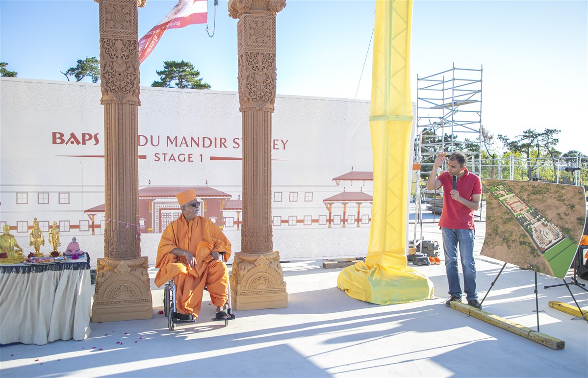 BAPS Hindu Mandir and Cultural Precinct Stambh Pujan, Sydney