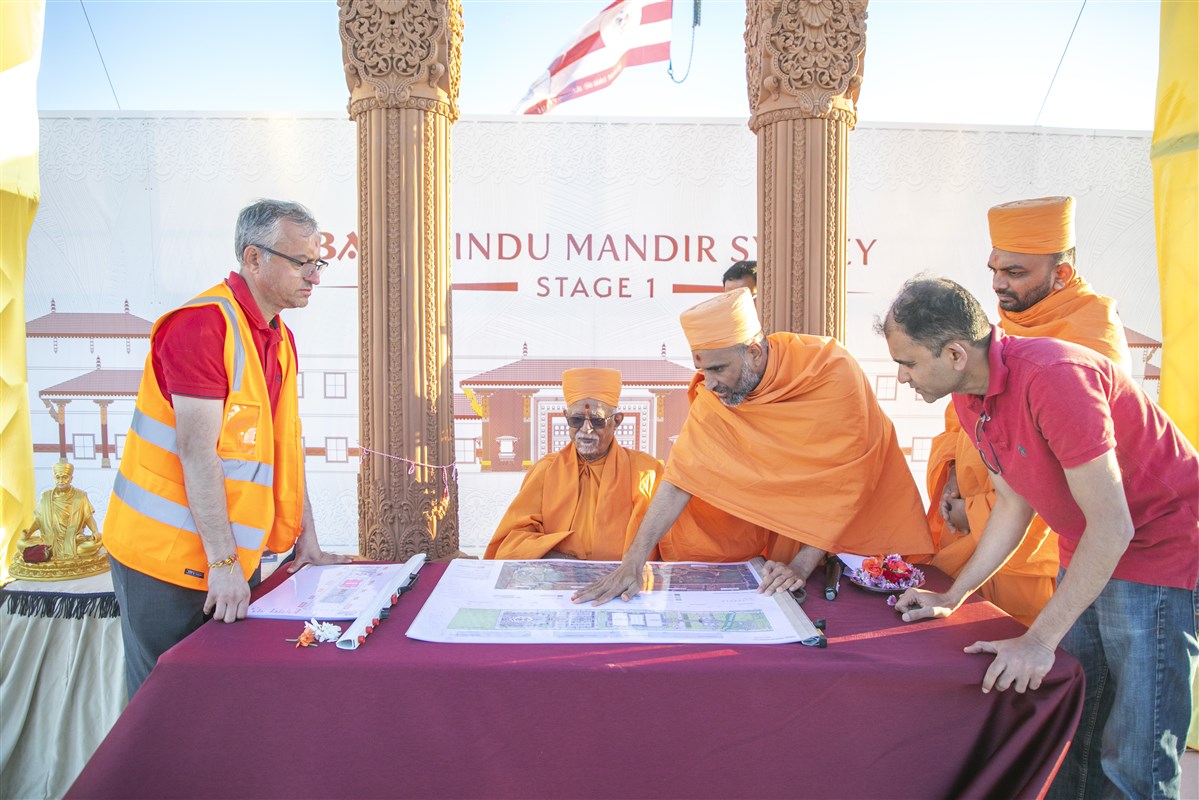 BAPS Hindu Mandir and Cultural Precinct Stambh Pujan, Sydney