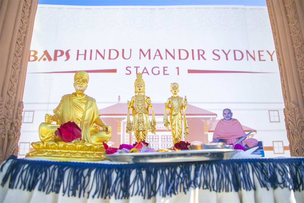 BAPS Hindu Mandir and Cultural Precinct Stambh Pujan, Sydney