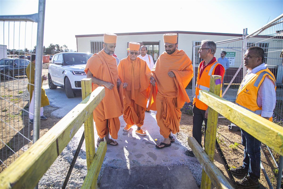 BAPS Hindu Mandir and Cultural Precinct Stambh Pujan, Sydney