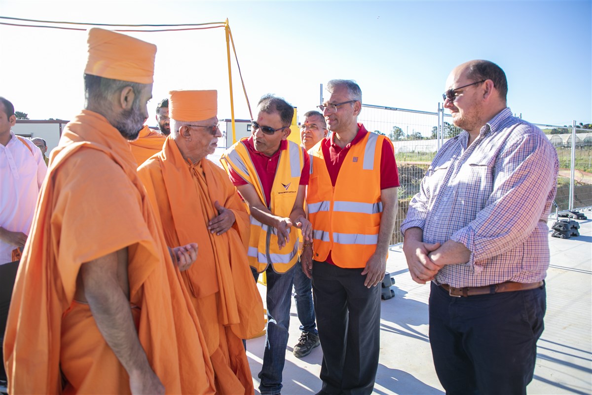 BAPS Hindu Mandir and Cultural Precinct Stambh Pujan, Sydney