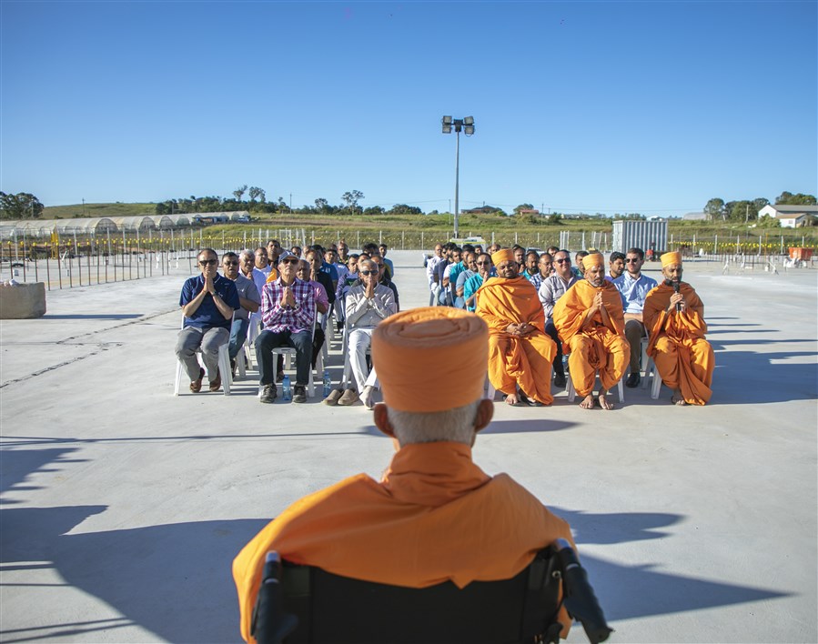 BAPS Hindu Mandir and Cultural Precinct Stambh Pujan, Sydney