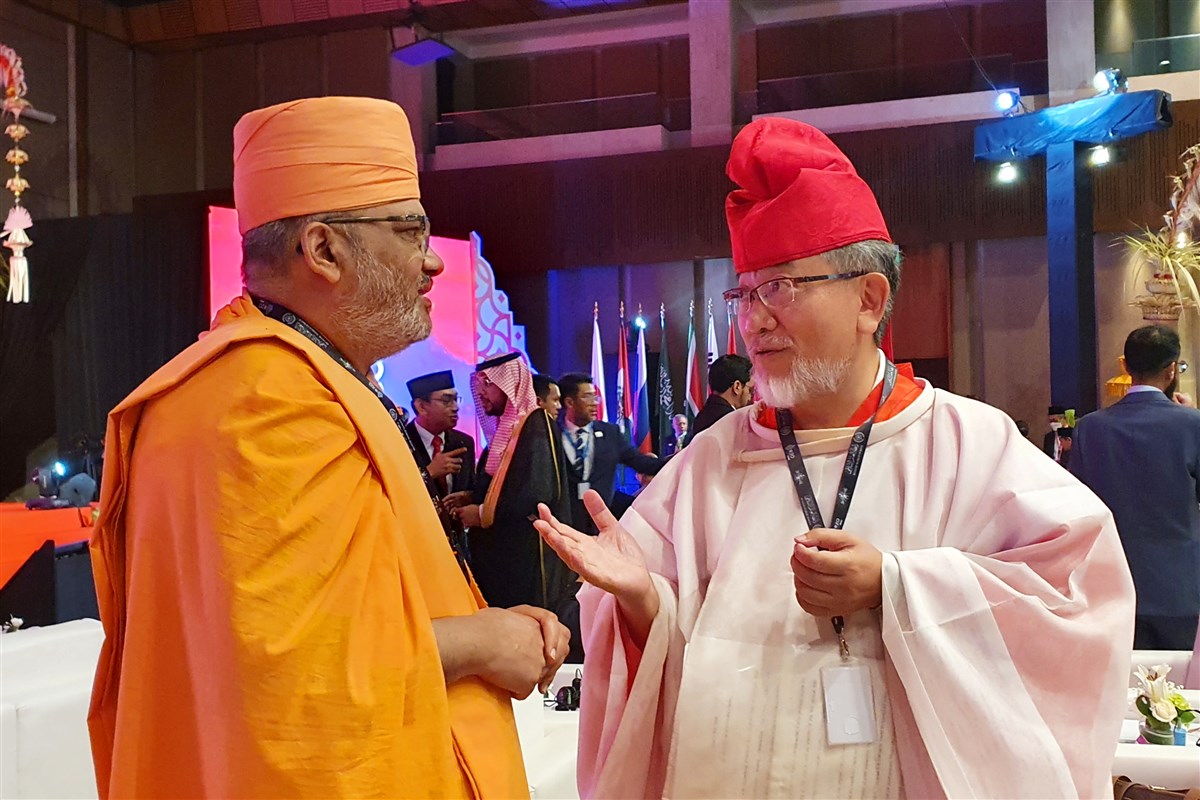 With Rev. Yoshinobu Miyake, Chair of the Board of International Shinto Studies Association (Japan)
