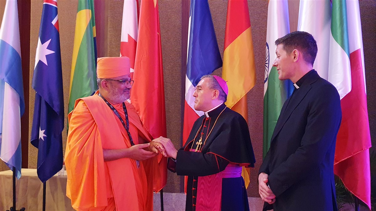 With Archbishop Piero Pioppo, Apostolic Nuncio to Indonesia (The Vatican/Indonesia)