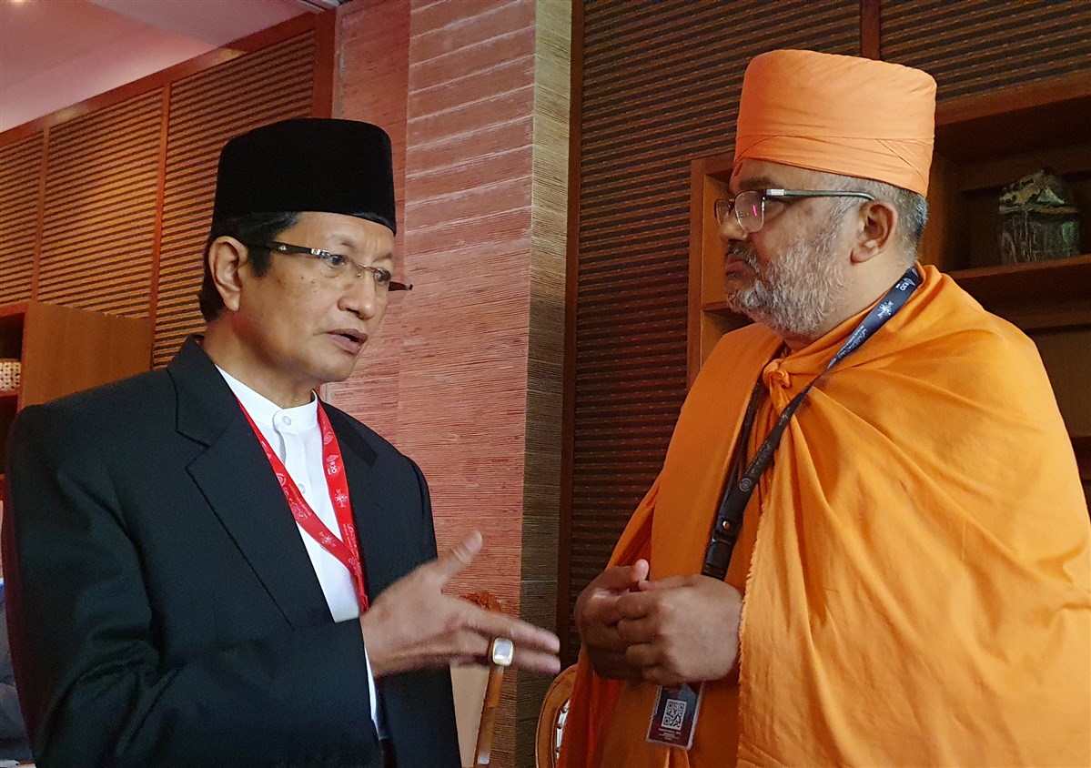With Prof. Kyai Haji Nasaruddin Umar, Imam Besar and Founder of Masyarakat Dialog (Indonesia)