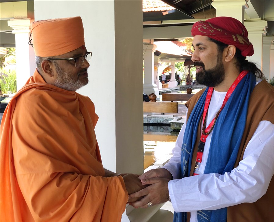 With Haji Syed Salman Chishty, Gaddi Nishin of the Ajmer Sharif Dargah (India)